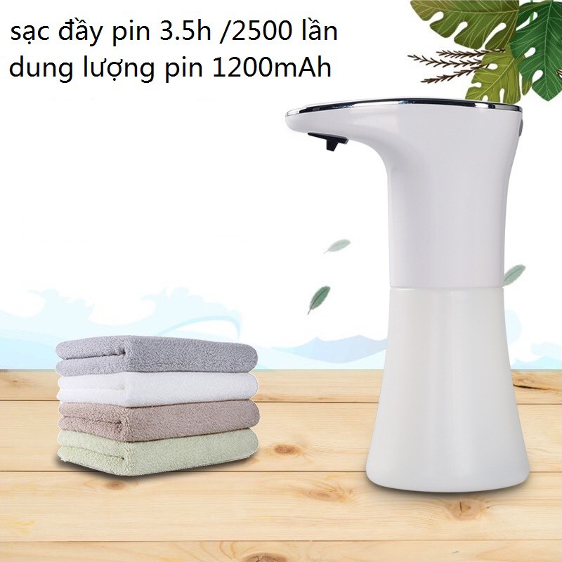 Máy rửa tay cảm biến DTM005-máy rửa tay tạo bọt tự động-sạc pin