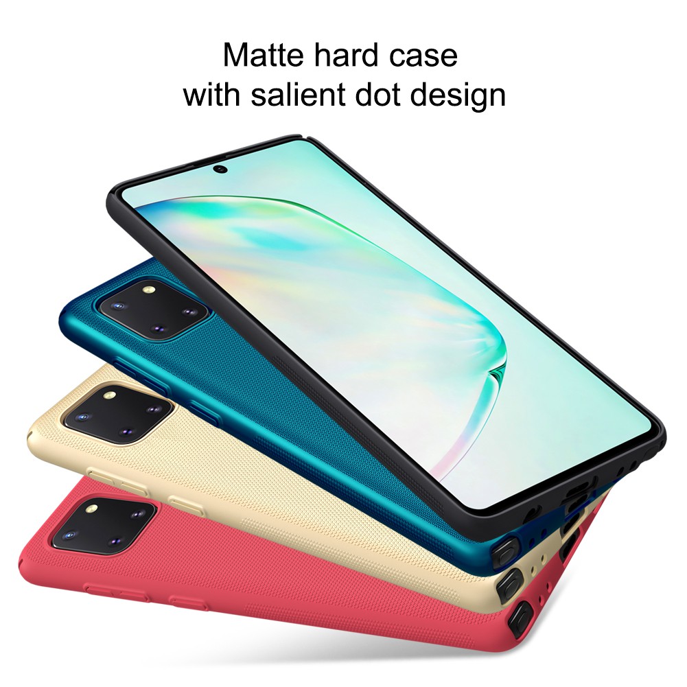 Samsung Galaxy Note 10 Lite note10lite, Samsung A13 4G - Ốp lưng Nillkin nhựa cứng lưng sần chống bám mồ hôi, bụi bẩn