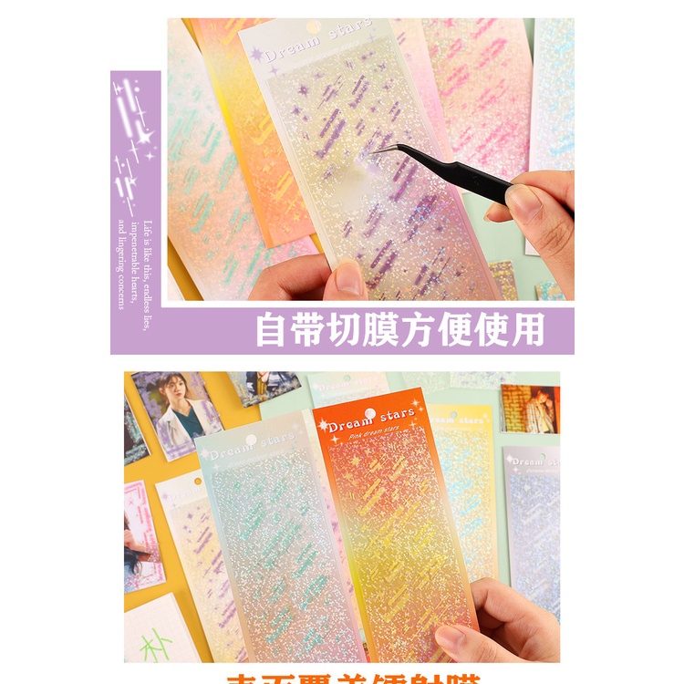 Sticker trang trí Toploader shooting star - Be Tiny Stationery