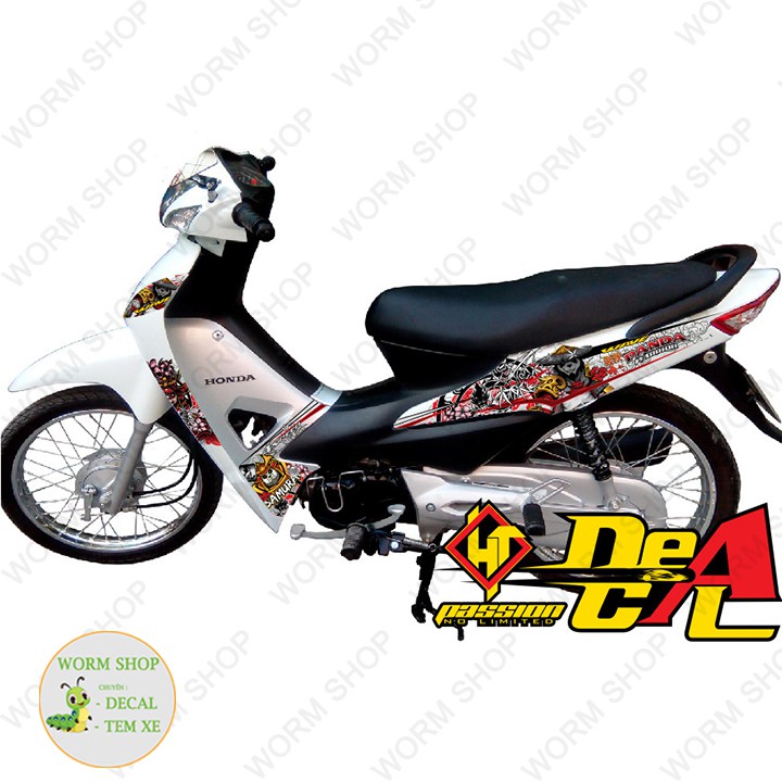 Tem rời WAVE ALPHA 100 & 50cc PANDA ( Đời 2006 - 2016 ) Nhiều lựa chọn màu sắc - Tem 3 lớp cao cấp