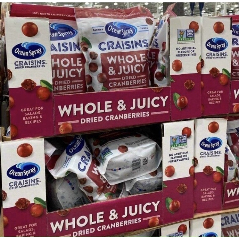 Date 05  / 2024 -  Nam việt quất sấy khô Ocean Spray 1,81 kg