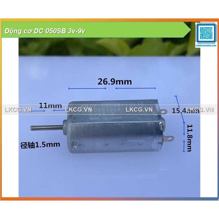 Động cơ DC 050SB 3v-9v