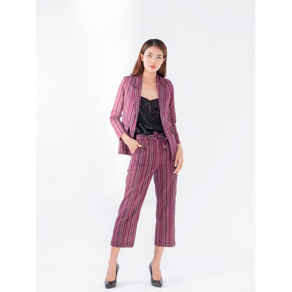 [PREMIUM] Scarlett House_Áo Blazer Linen 2 Lớp