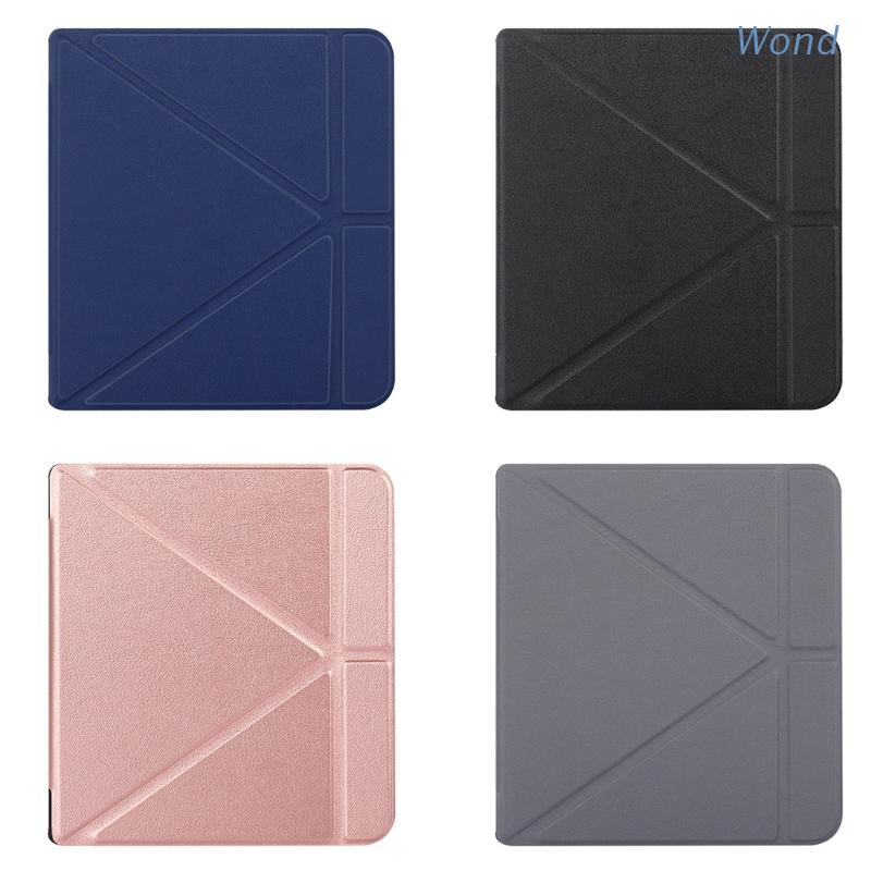 Bao da PU máy tính bảng kèm giá đỡ tự động tắt màn hình cho 7in Kobo Libra H2O Premium