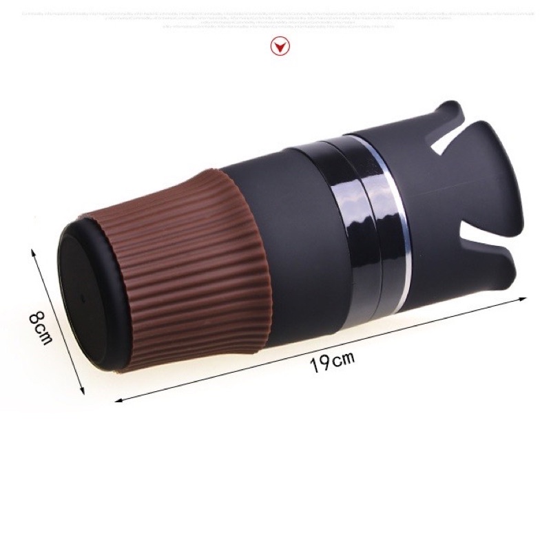 Giá Đỡ Cốc Nước Trên Ô Tô siêu sang Giá Đỡ Điện Thoại Bỏ Hộc Xe 3 Trong 1 Để Được Cùng Lúc 3 Li Nước Và Điện Thoại