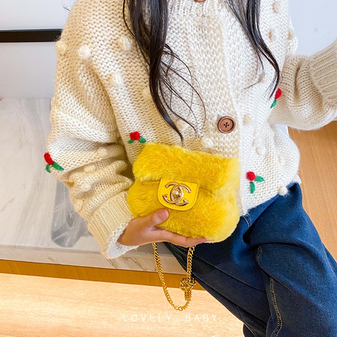 Túi Đeo Chéo Hình Vuông Cho Bé Gái