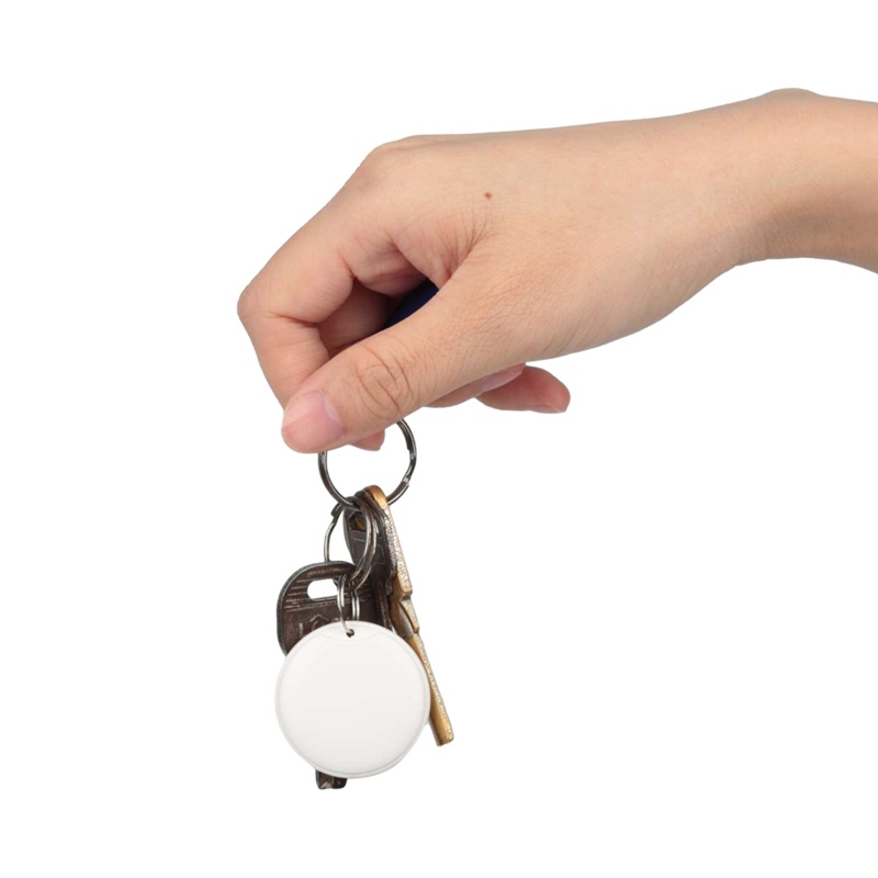 Cre Ví Để Chìa Khóa Tích Hợp Chuông Báo Chống Thất Lạc Hình Tròn Cho Thú Cưng