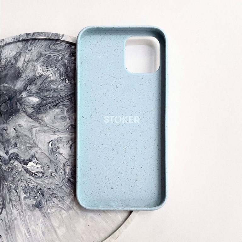 STOKER Ốp iPhone Earth Phân Huỷ Sinh Học Thân Thiện với Môi Trường - Sky Blue