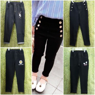 Quần dài giả jeans cho bé gái size đại 23-45kg