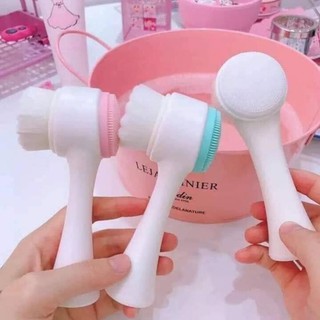  Cọ Rửa Mặt 2 Đầu Giúp Loại Bỏ Bụi Bẩn Và Làm Sach Sâu Lỗ Chân Lông