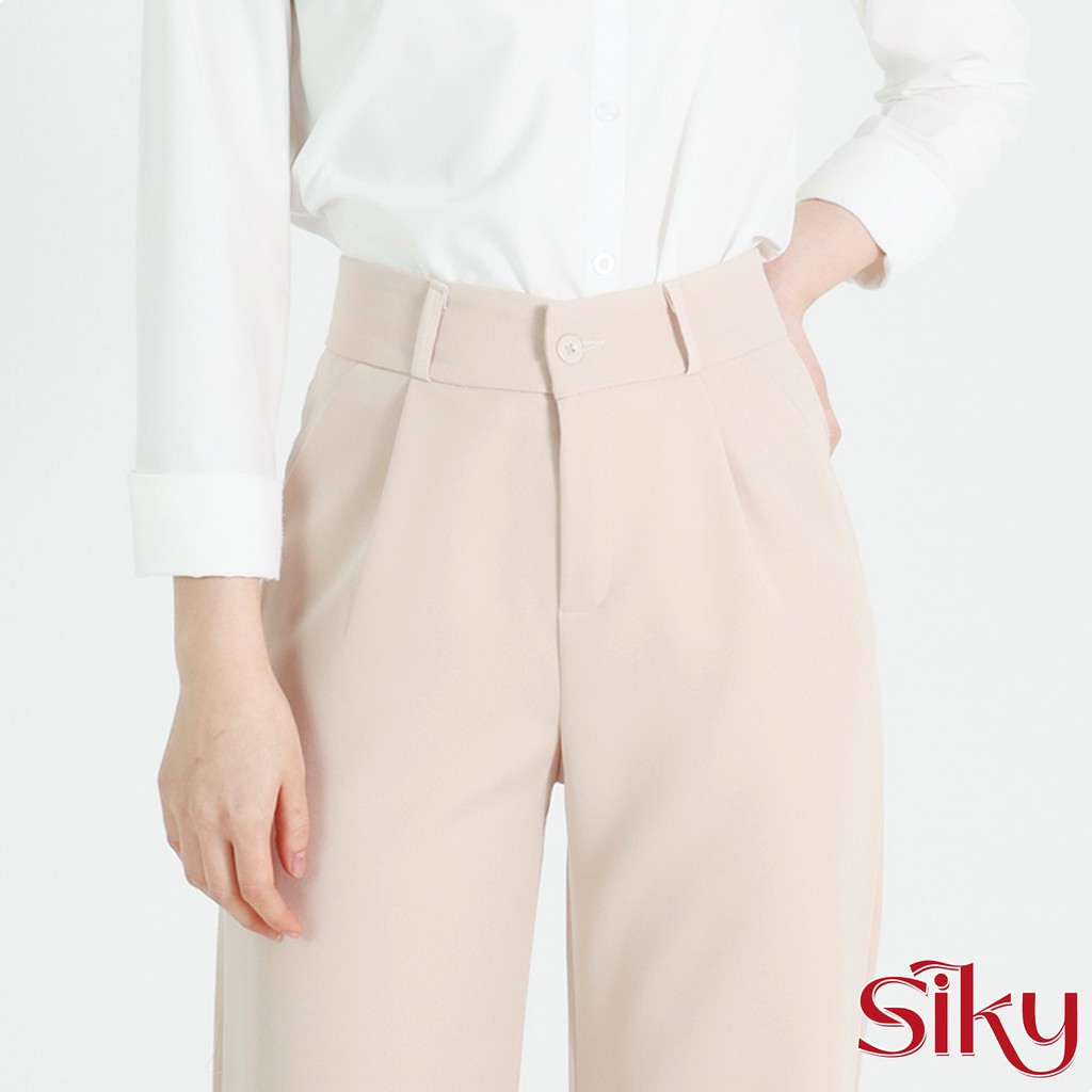 Quần ống rộng culottes xuông dài 100cm - SLIKY | BigBuy360 - bigbuy360.vn