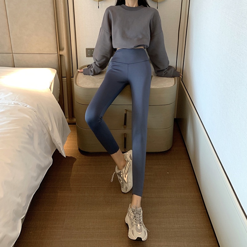 Porozi Quần legging  tập yoga phong cách Hàn Quốc cho nữ