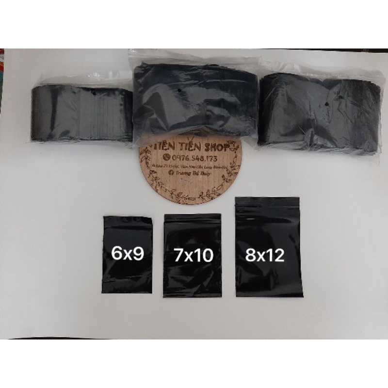 50c Túi zip đen, đỏ hoặc xanh 4x5/ 4x6/ 5x7/ 6x9/ 7x10/ 8x12