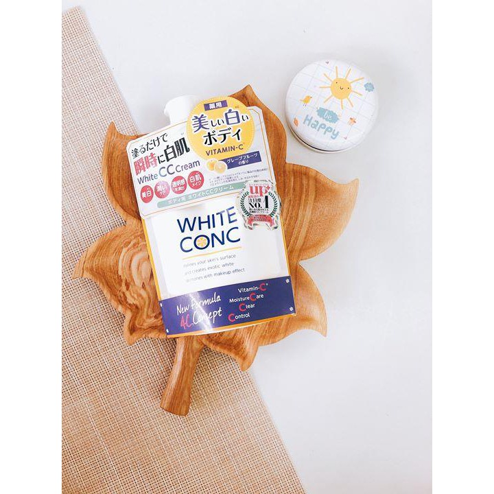 Sữa dưỡng thể trắng da, chống nắng White Conc Cc Cream Nhật Bản