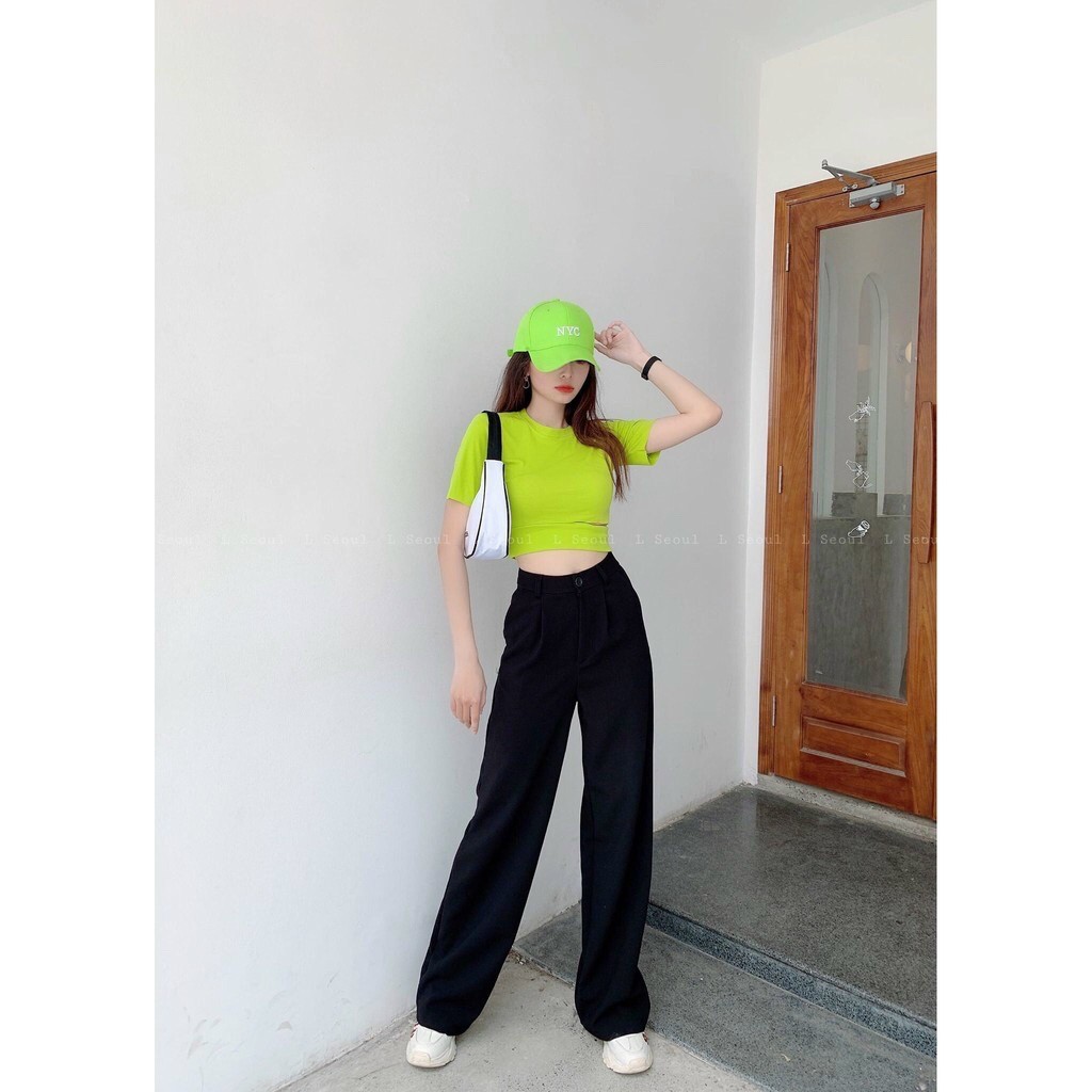Quần Tây Dài Nữ Ống Suông Rộng Nhiều Màu | BigBuy360 - bigbuy360.vn