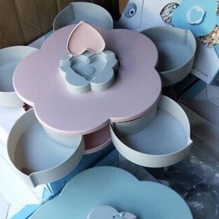 Khay mứt hình tim 5 cánh