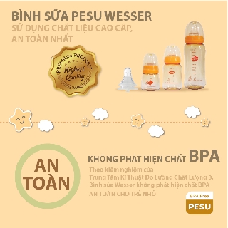 Bình sữa Wesser Pesu 140ml