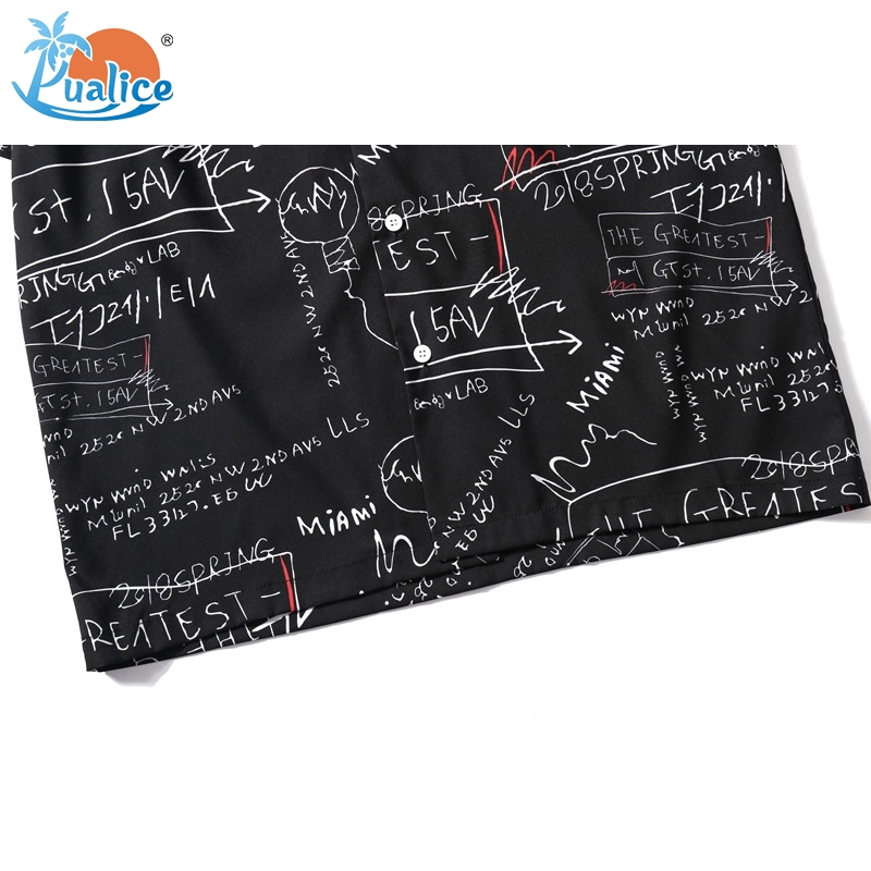 New European and American digital printing shirt men's and women's summer beach loose Hawaiian Shirt | BigBuy360 - bigbuy360.vn