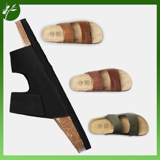 Dép đế trấu Da Nam Quai dập chỉ nổi