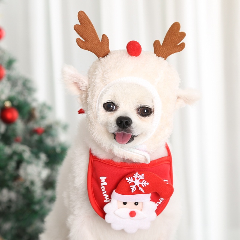 Nón tuần lộc Noel Giáng sinh cho chó mèo