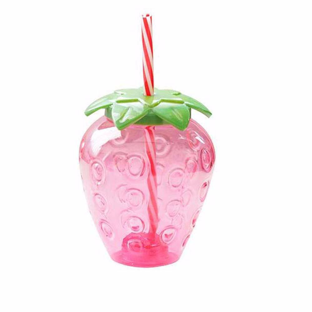 Bình Nước 500ml Họa Tiết Dâu Tây Hoạt Hình Dễ Thương