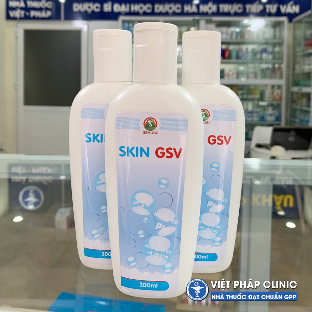 Sữa rửa mặt không xà phòng Skin GSV cho da nhờn mụn