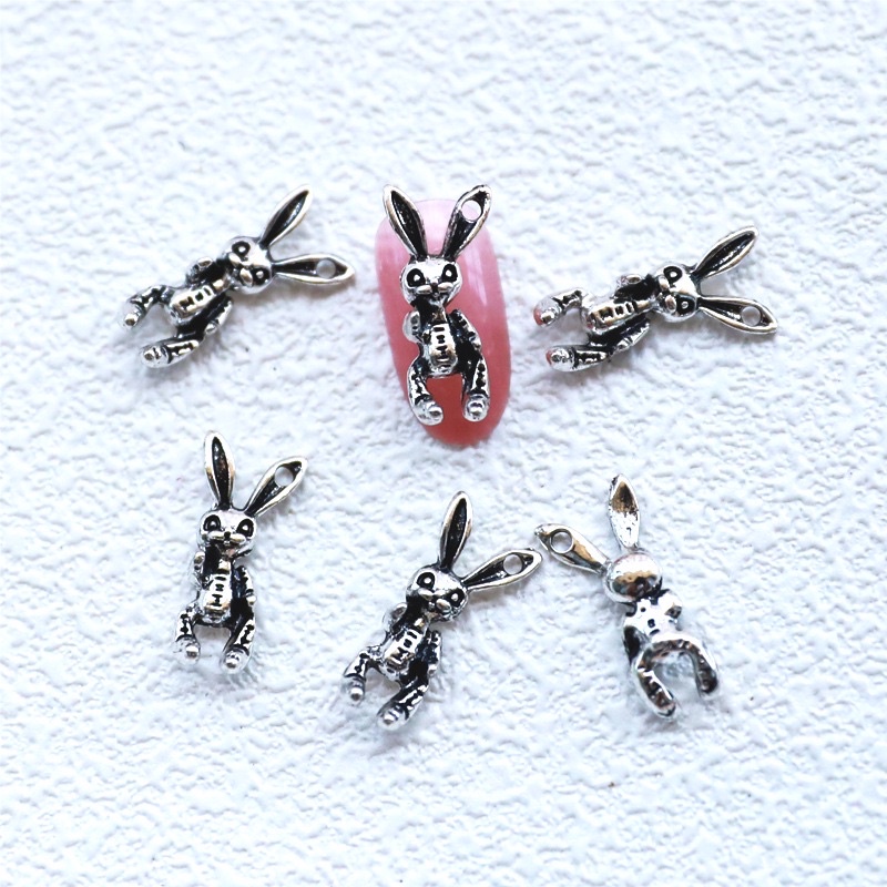 charm thỏ kute trang trí móng tay mới