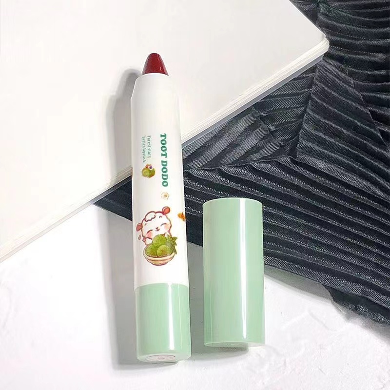 Son Sáp Tông Lì Mượt Môi Gợi Cảm Chống Nước Lâu Trôi 6 Màu Tùy Chọn Dễ Thương