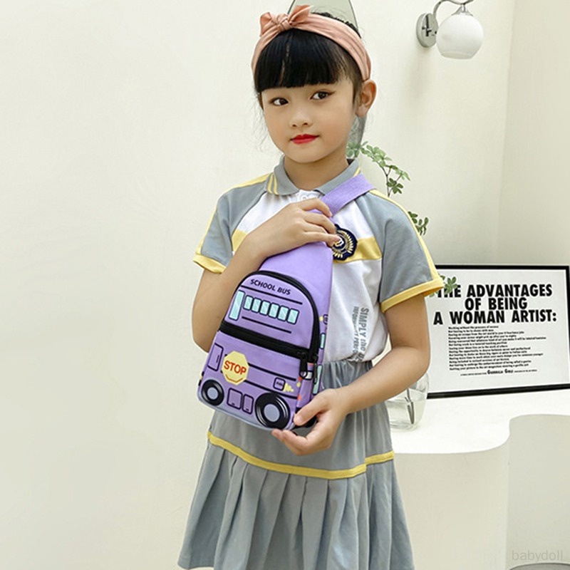 Túi Đeo Chéo Đựng Tiền Xu Họa Tiết Caro Thời Trang Cho Bé Trai Và Gái Ví