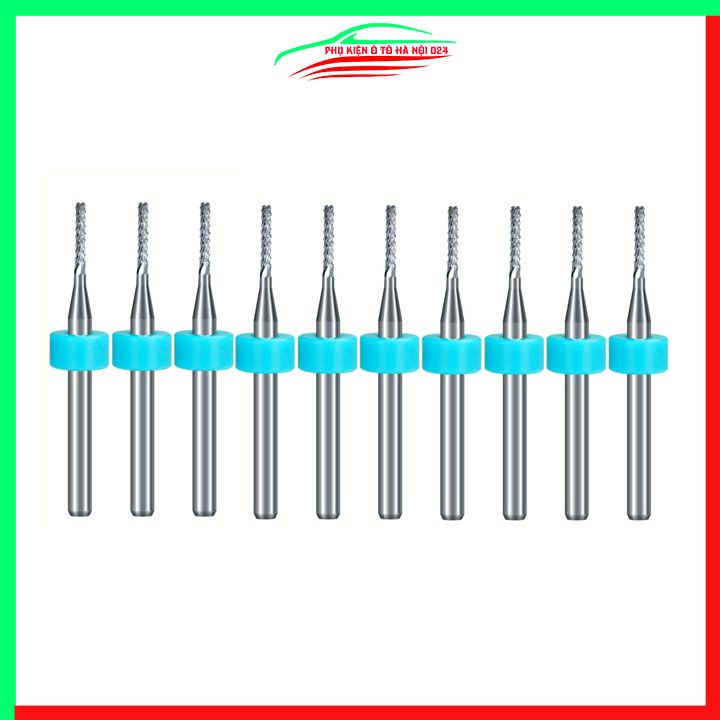 Mũi phay ngón CNC kích thước tùy chọn từ 1.2mm đến 3mm