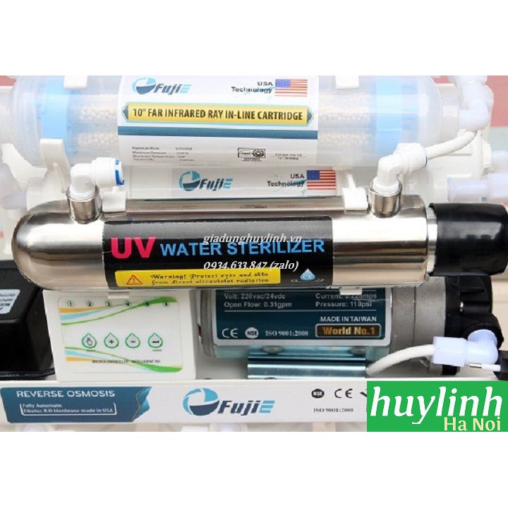 Máy lọc nước RO 9 lõi Fujie RO-09-UV - Có UV diệt khuẩn