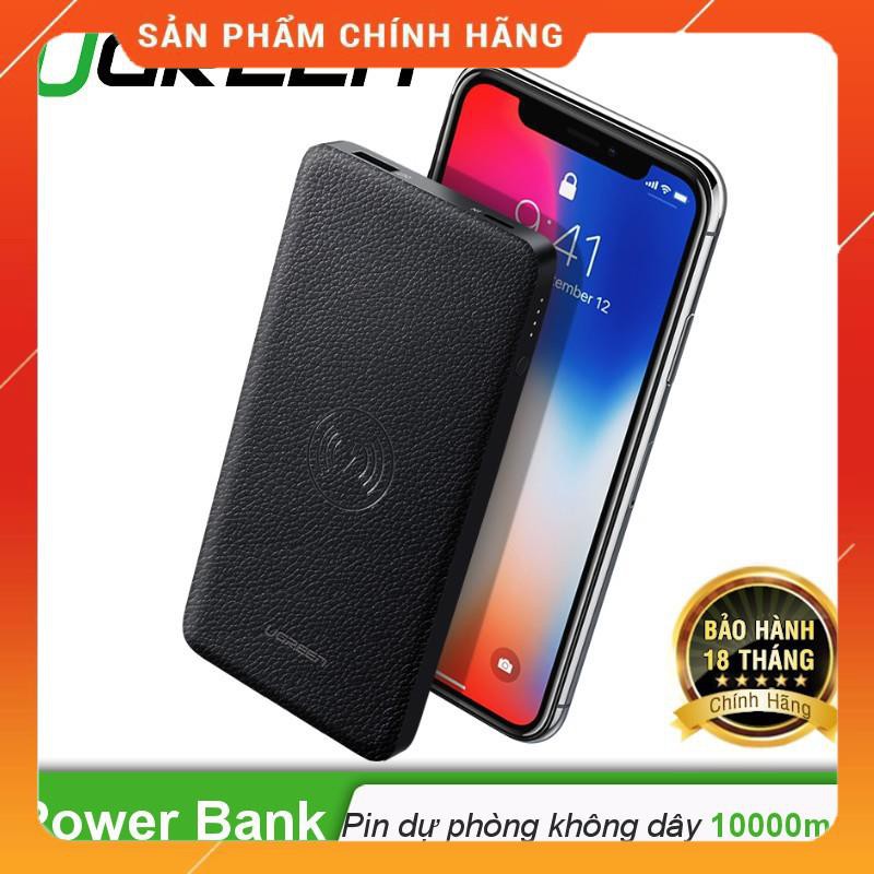 Sạc dự phòng không dây UGREEN Qi 10000mAh 50578 dailyphukien