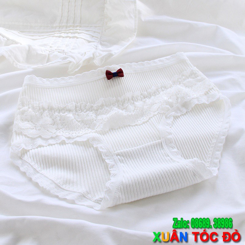 SỈ ZALO RẺ HƠN NHIỀU_ Quần Lót 5 Kiểu Trắng Có Nơ Cực Xịn 5095 | BigBuy360 - bigbuy360.vn
