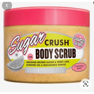 (Bill UK) Tẩy tế bào chết Soap and Glory sugar crush mềm, mịn, mướt, sáng rạng ngời