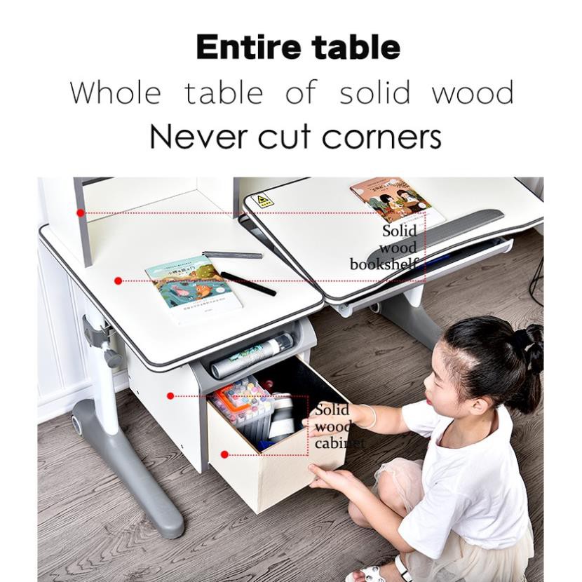 Bàn Học Thông Minh Chống Gù Chống Cận DISNEY 1205 (cốt gỗ tự nhiên) phù hợp 4-18 tuổi _MOMOMART | BigBuy360 - bigbuy360.vn