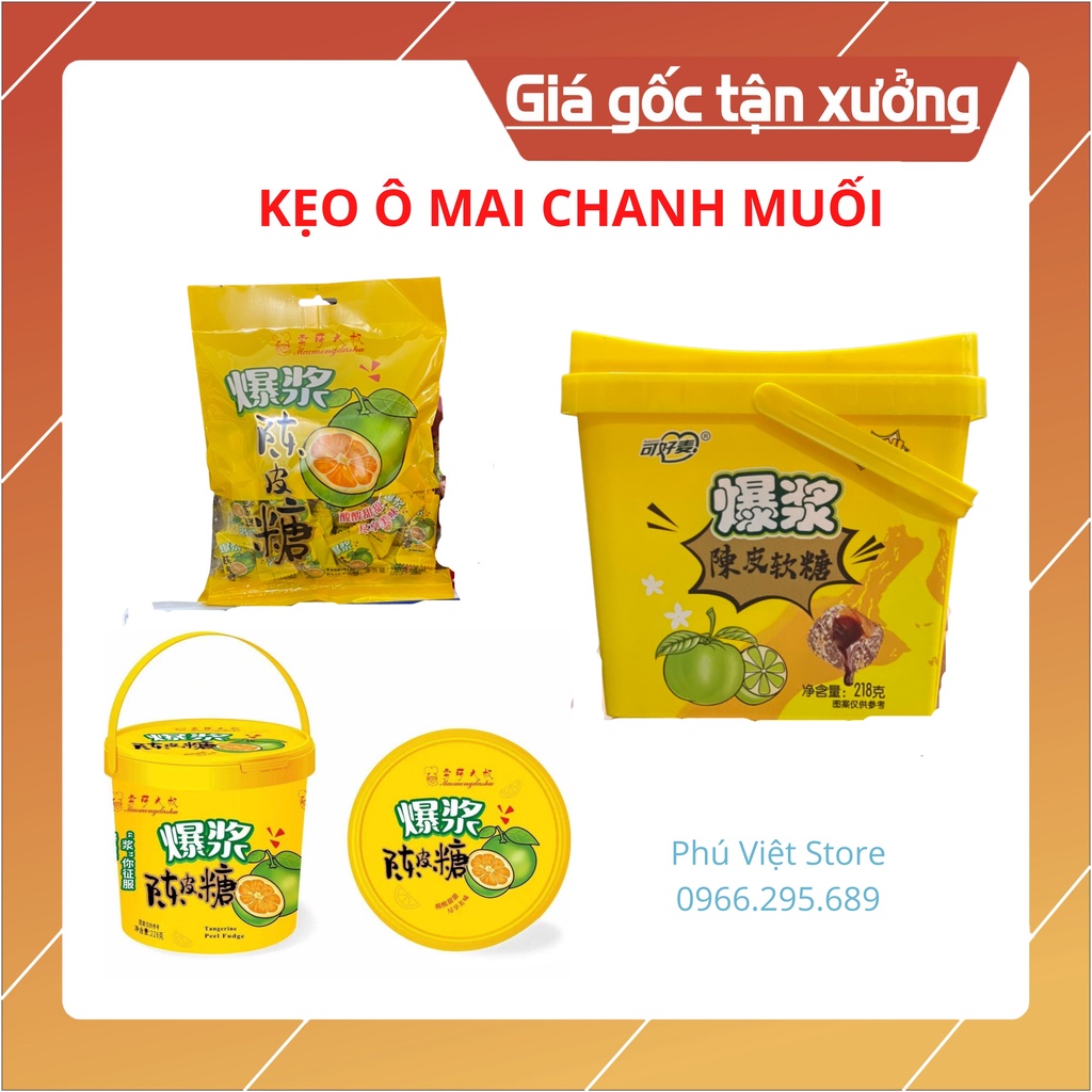 Kẹo ô mai chanh muối xô 238g