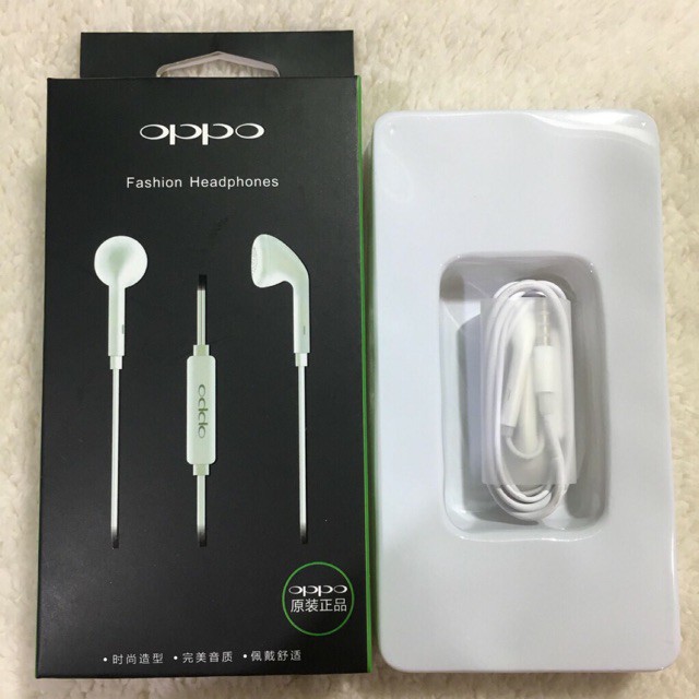 Tai nghe OPPO cổng 3.5mm nghe nhạc hay, có Mic, chất lượng giá rẻ