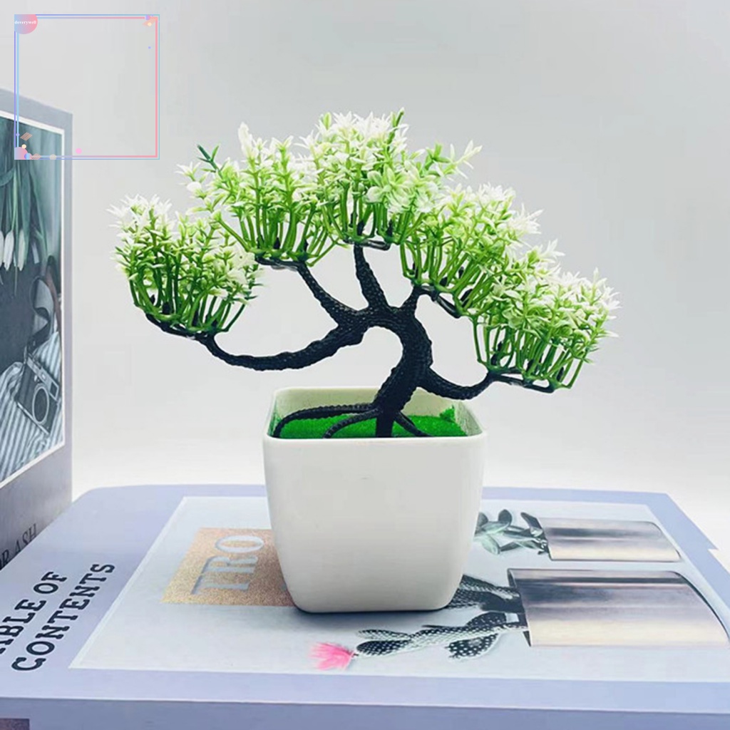 Chậu Cây Bonsai Giả Để Bàn Trang Trí Nhà Cửa