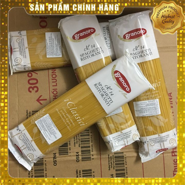 Mỳ ý Spaghetti Granoro 500gr ( Chuẩn ý chuyên sỉ )