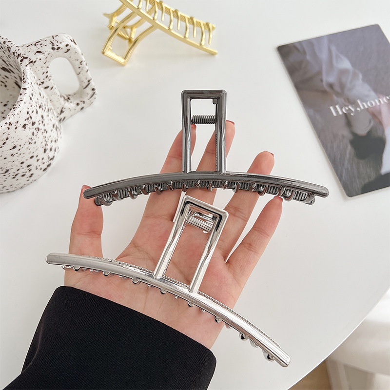 Kẹp Tóc Cá Mập Bằng Kim Loại Phong Cách Hàn Quốc Mới 2022