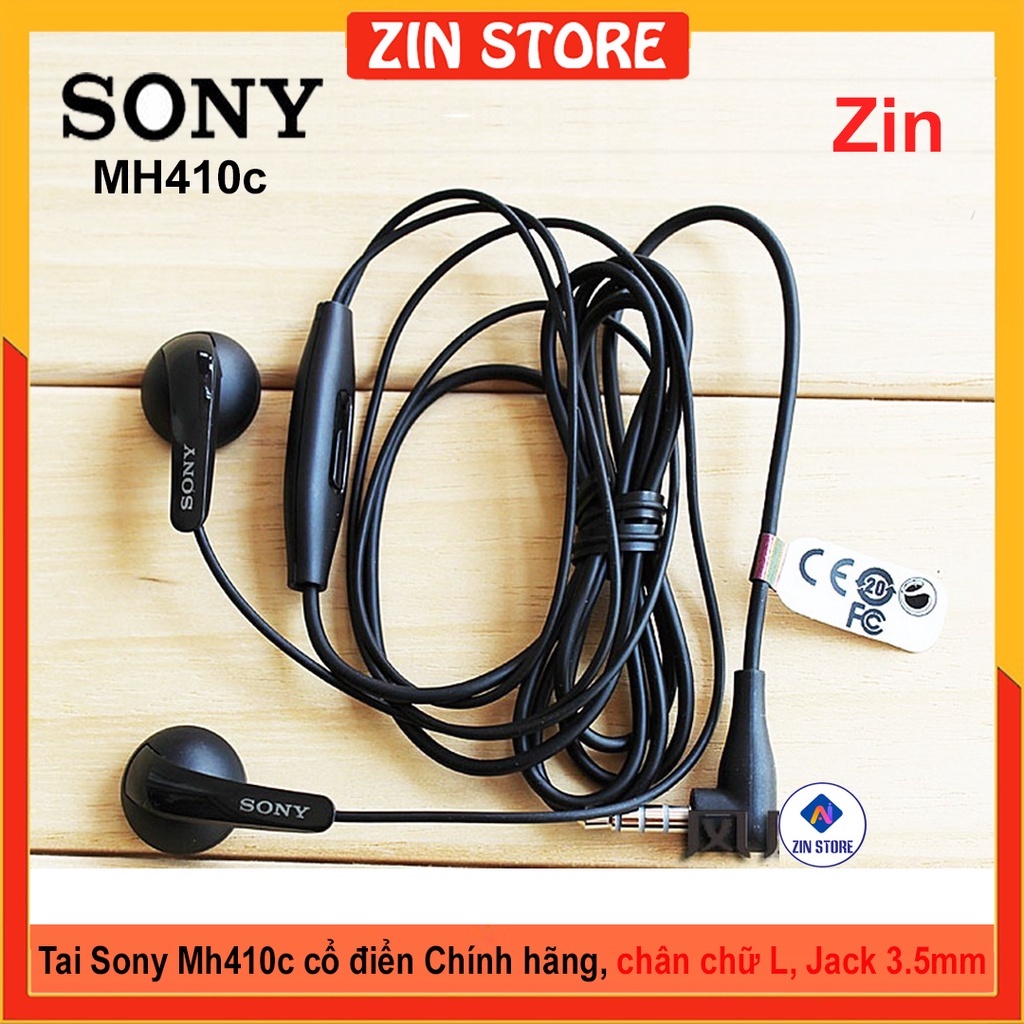 Tai nghe SONY MH410c Chuẩn Zin, Bass siêu êm - Kèm Quà Tặng, dây quấn bảo vệ