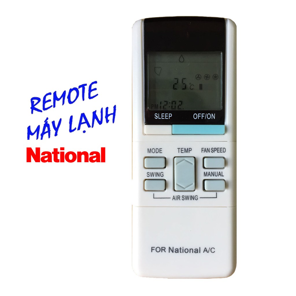 Remote máy lạnh National - điều khiển national