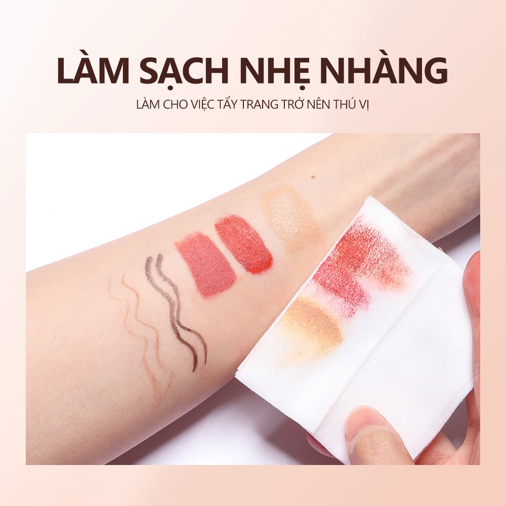 Khăn Tẩy Trang O.TWO.O Chiết Xuất Bơ Dịu Nhẹ Chăm Sóc Da 10g