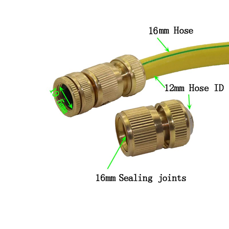 Đầu nối ống nước / thẳng / nước tiện lợi cho vòi rửa xe