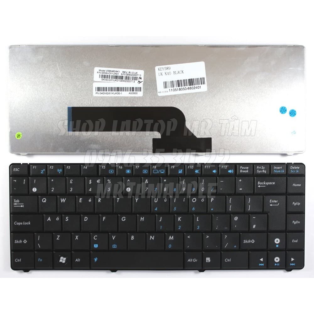 (KEYBOARD) BÀN PHÍM LAPTOP ASUS K40 dùng cho K40 P30 X8A X8A X8AIJ Pro8BIJ P81IJ