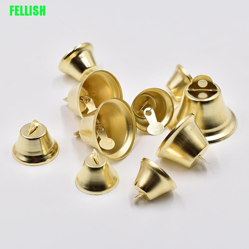 Chuông mini mạ vàng 10-50mm trang trí giáng sinh