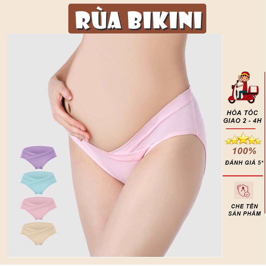 Quần Lót Cotton Mềm Mịn Dành Cho Mẹ Bầu, Bà Bầu Sau Sinh Hàng Đẹp Kháng Khuẩn Chống Viêm Cao Cấp 5765