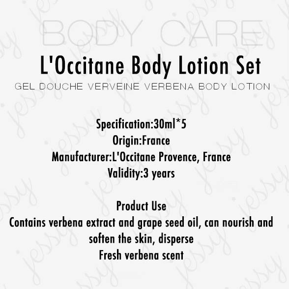 L'OCCITANE (hàng Mới Về) Bộ Lotion Dưỡng Thể L 'ocitane Verbena 30mlx5 Chất Lượng Cao