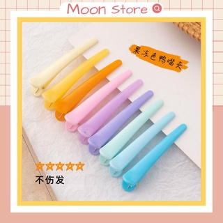 Kẹp tóc mỏ vịt cỡ lớn màu pastel phong cách Hàn Quốc