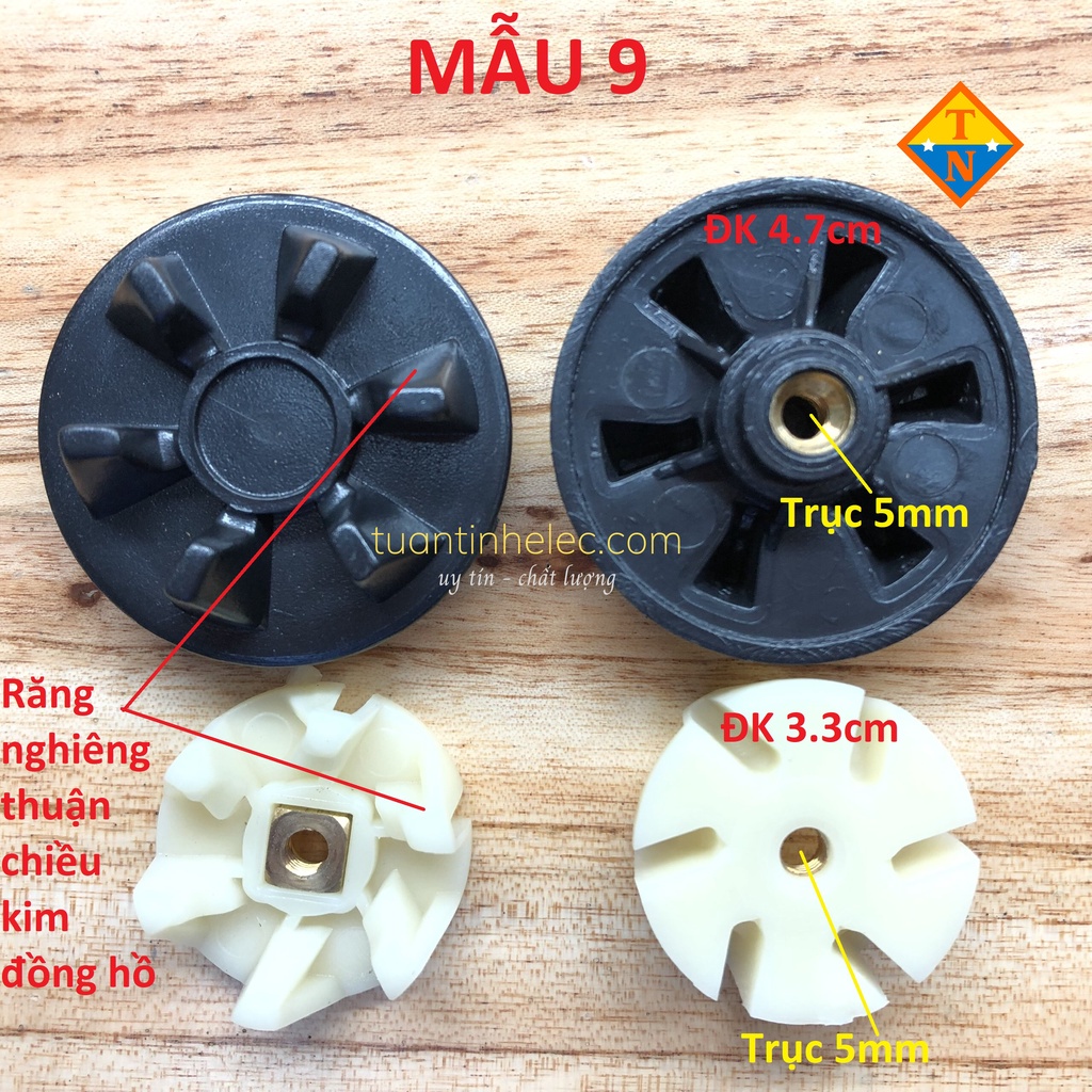 Bánh Răng Máy Xay Sinh Tố Các Loại : Vấu Truyền Động , Nhông Máy xay Thông Dụng - Phụ kiện máy xay sinh tố các loại